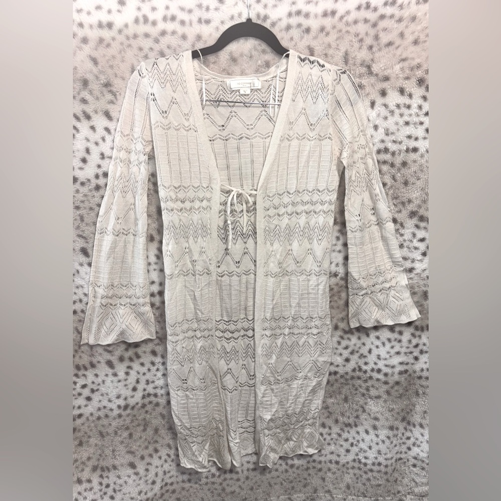 WOMENS NO COMMENT BELL SLEEVE CARDIGAN
